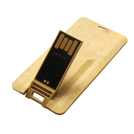 Duurzame creditcard USB stick - Topgiving